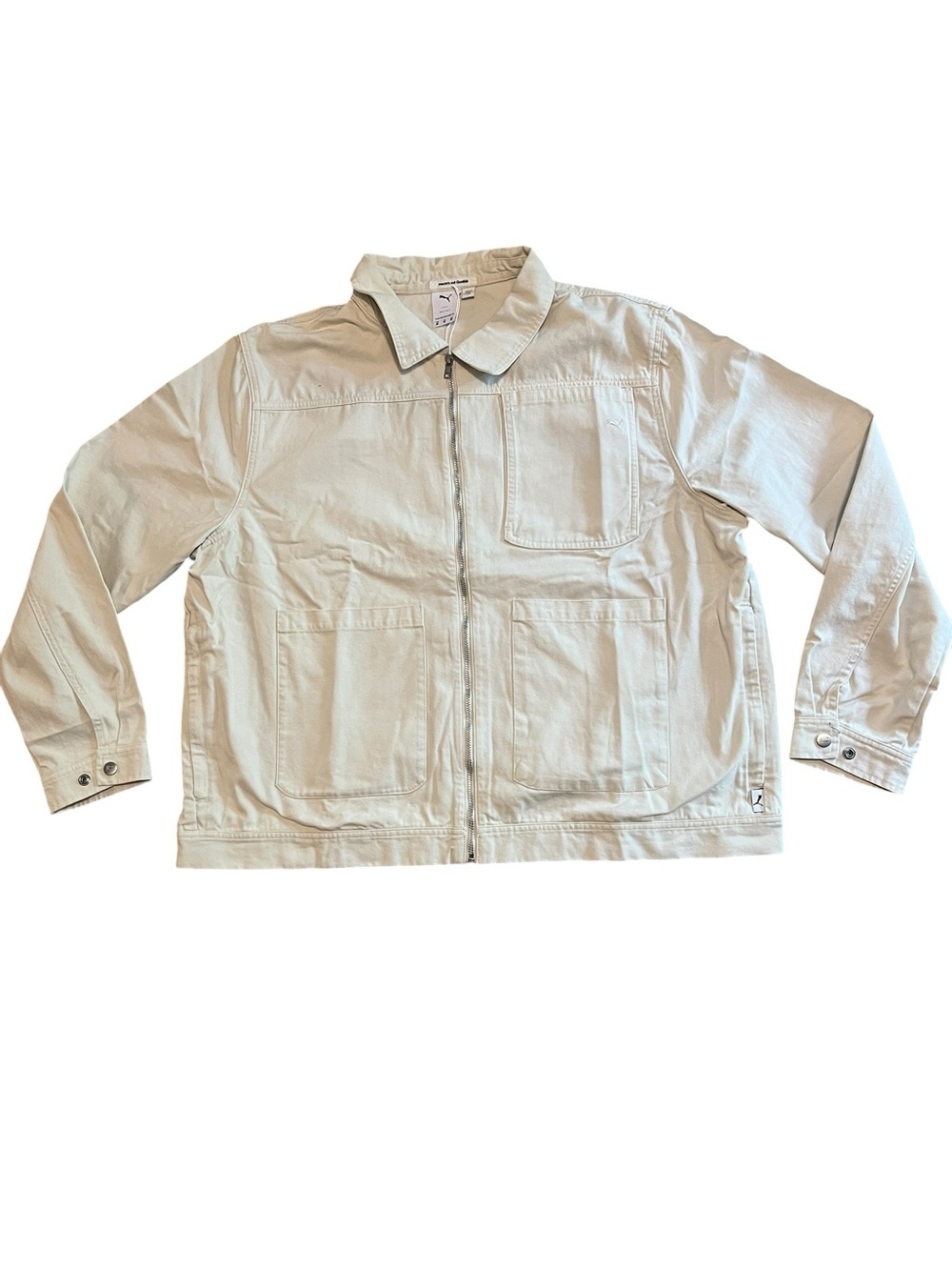Puma Mmq Men Relaxed-Fit Zip Overshirt
Jacket, XXL, alpine snow, NWT MSRP $180